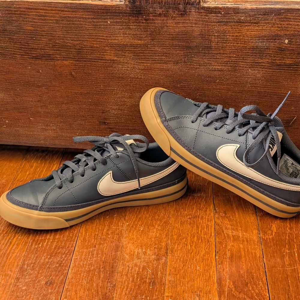 Nike Court Legacy (GS) Boys Thunder Blue/Gum Brown DA5380-401 Youth Size 5